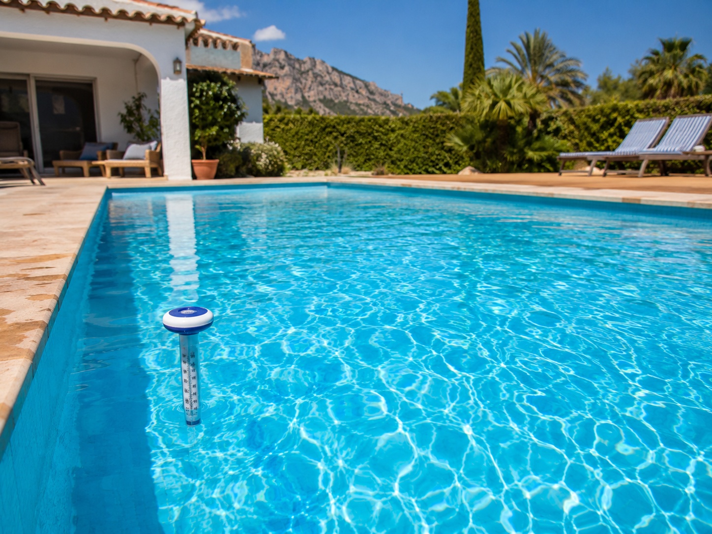 Mantenimiento de temperatura ideal de una piscina