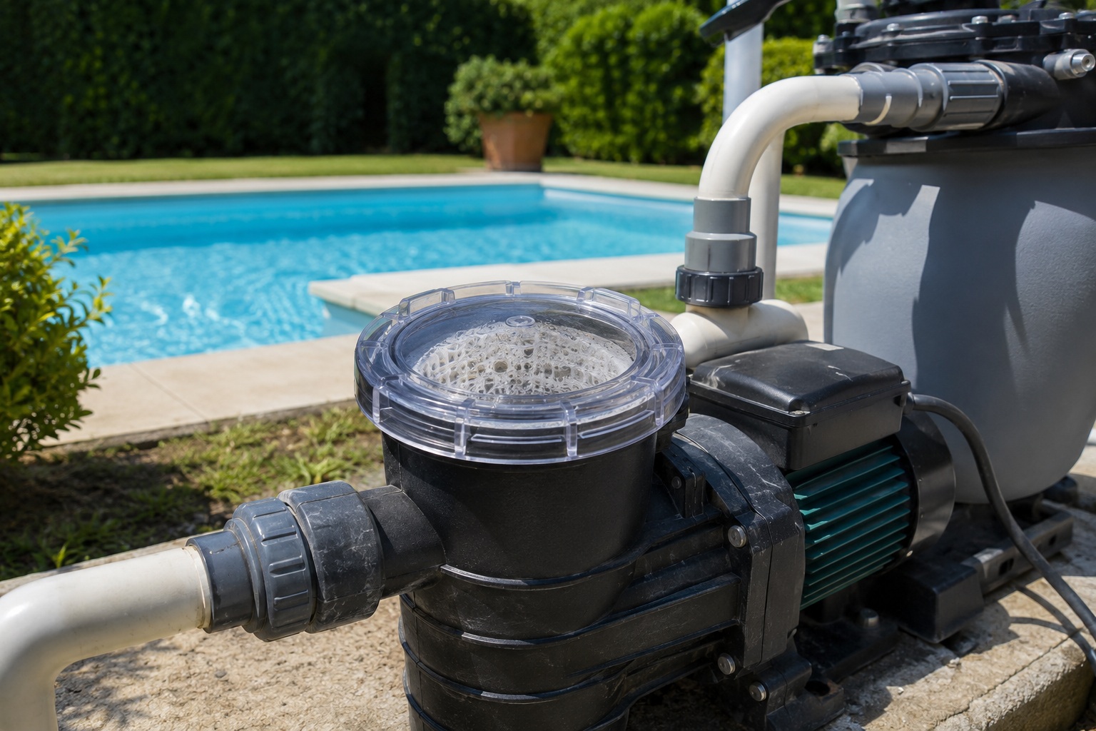Checklist para prevenir aire en circuito piscina