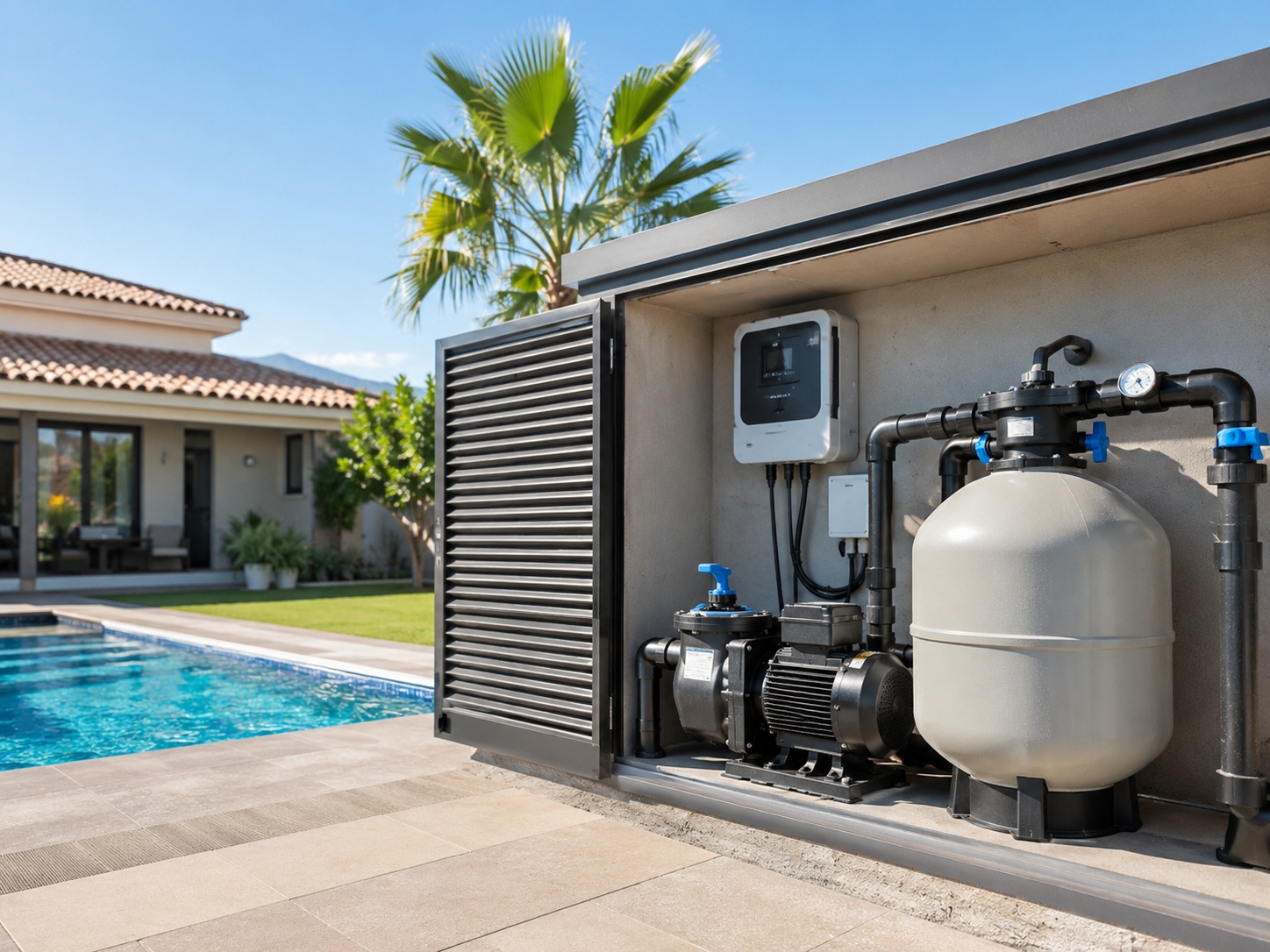 reducir consumo depuradora piscina