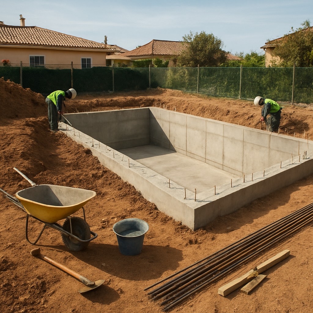 cuánto cuesta construir una piscina en España