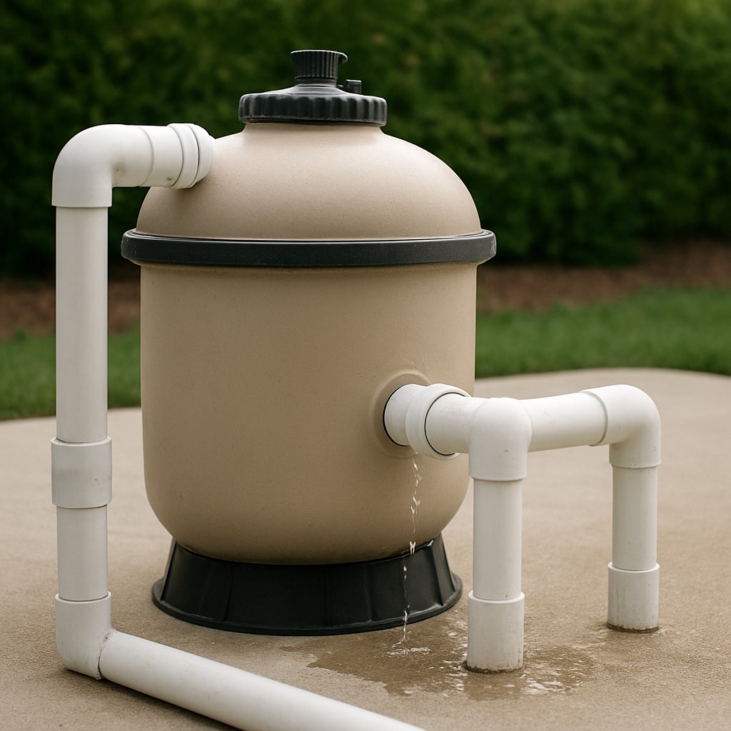 depuradora de piscina pierde agua