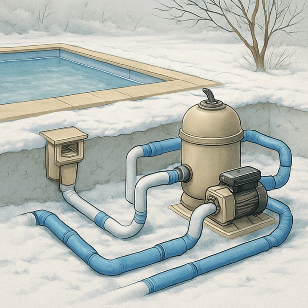 evitar que una piscina se congele en invierno - image 2