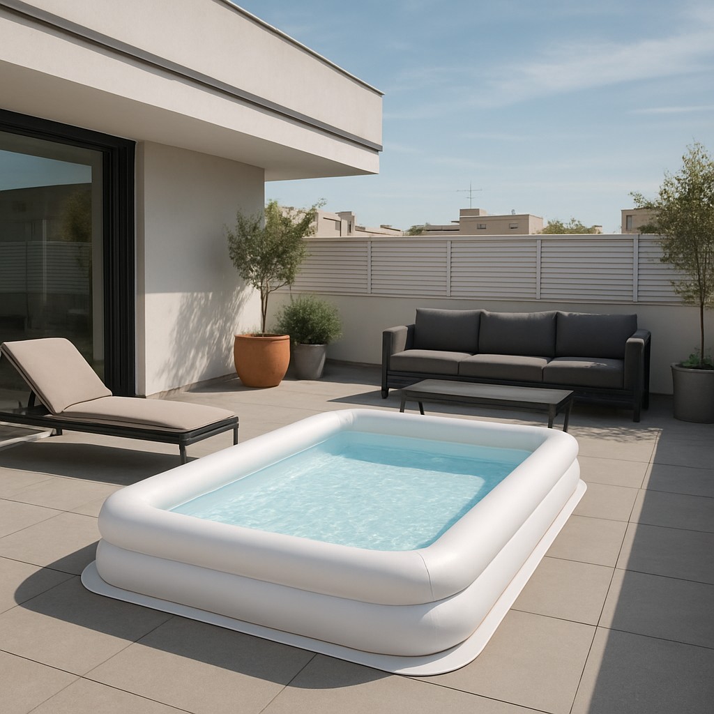 Piscina en terraza: peso máximo, permisos y recomendaciones