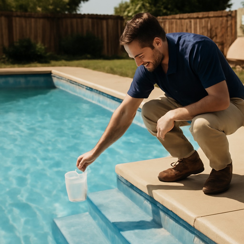 piscina pierde agua por evaporación o fuga
