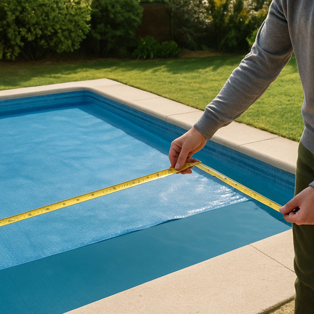 calcular el tamaño de una cubierta térmica para piscina