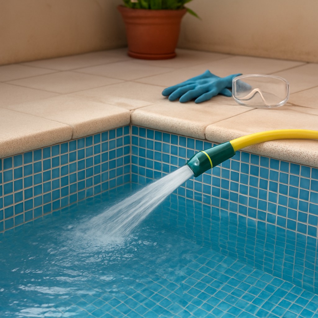 limpiar y desinfectar una piscina vacía - image 3